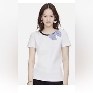 Kate Spade Broome Street Bow T-shirt XS